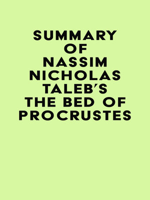 cover image of Summary of Nassim Nicholas Taleb's the Bed of Procrustes